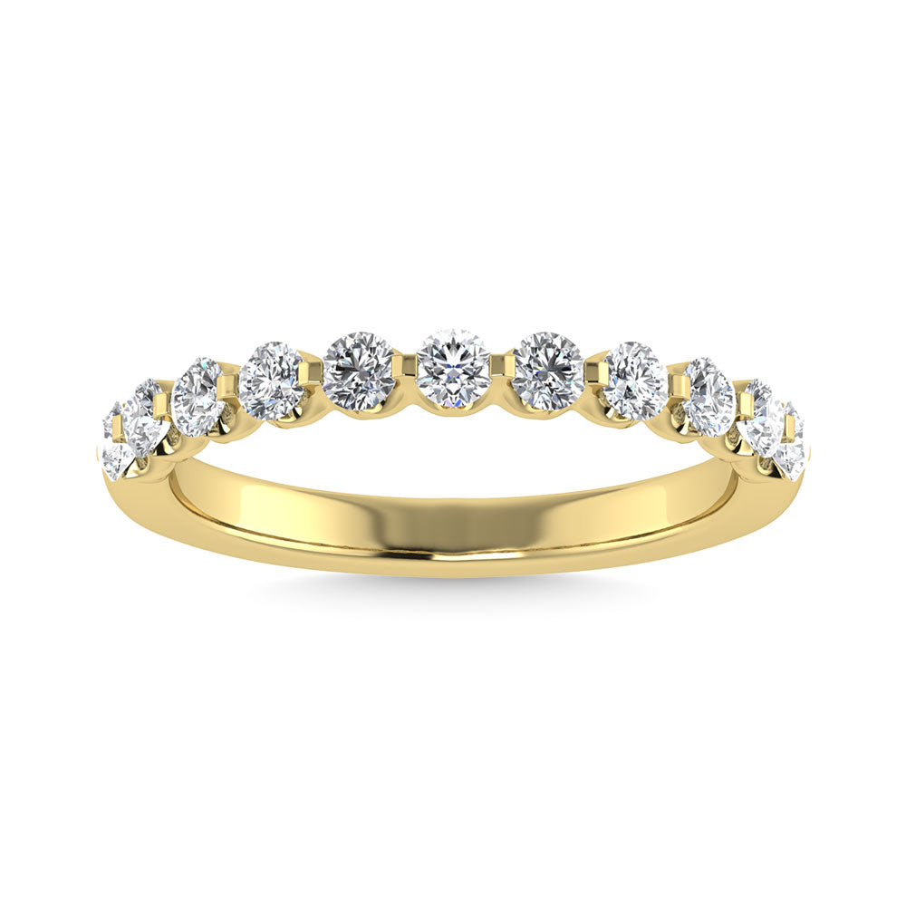 Diamond 1/4 Ct.Tw. Anniversary Band in 14K Yellow Gold