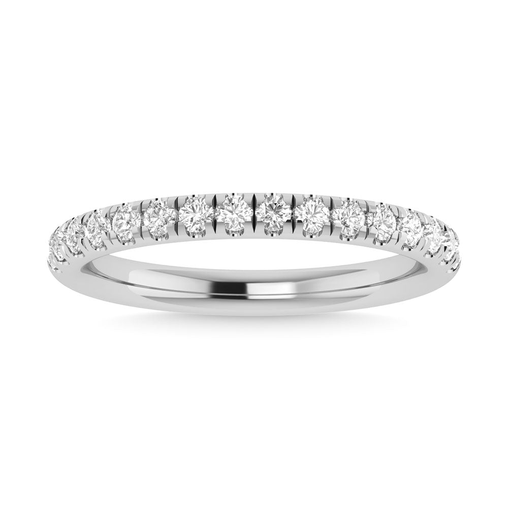 Diamond 3/8 Ct.Tw. Anniversary Band in 14K White Gold - thediamondsq