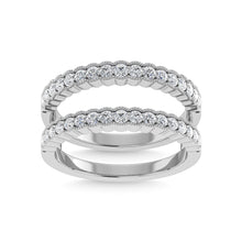 Diamond 1/2 Ct.Tw. Guard Ring in 14K White Gold