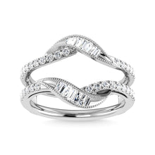 Diamond 1/2 Ct.Tw. Guard Ring in 14K White Gold