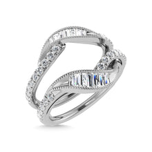 Diamond 1/2 Ct.Tw. Guard Ring in 14K White Gold