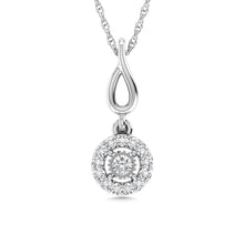 Diamond 1/10 Ct.Tw. Fashion Pendant in 10K White Gold