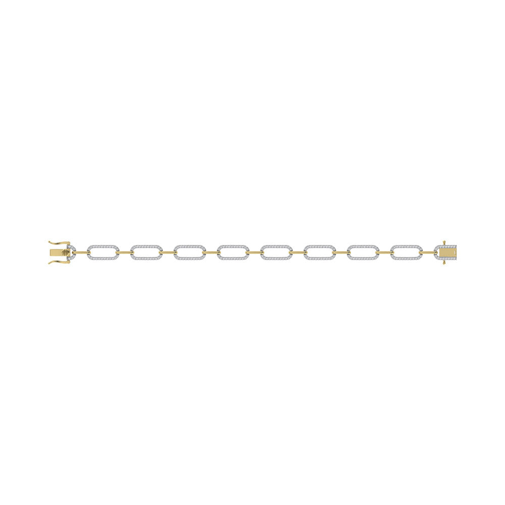 Diamond 1 1/2 Ct.Tw. Fashion Bracelets in 14K Yellow Gold