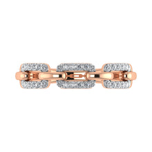10K Rose Gold 1/4 Ct.Tw. Diamond Fashion Ring
