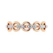 10K Rose Gold 1/10 Ct.Tw. Diamond Fashion Ring