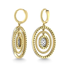 Diamond 1 1/2 Ct.Tw. Danglers Earrings in 10K Yellow Gold