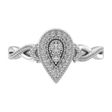 10K White Gold 1/5 Ct.Tw. Diamond Promise Ring