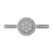 10K White Gold 1/5 Ct.Tw. Diamond Promise Ring