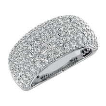 14K White Gold 2 Ct.Tw. Diamond Pave Set Fashion Band