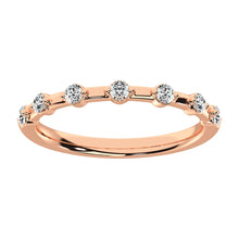 14K Rose Gold 1/5 Ct.Tw. Diamond Stack Bands