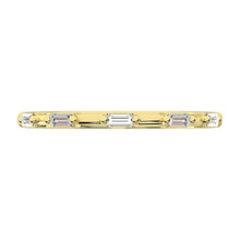 14K Yellow Gold 1/2 Ct.Tw. Diamond Curve Band