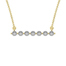 10K Yellow Gold 1/5 Ct.Tw. Diamond Fashion Necklace