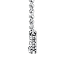 14K White Gold 1/4 Ct.Tw. Diamond Necklace