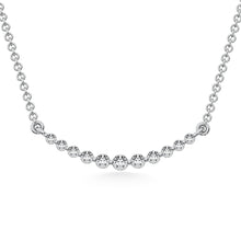 14K White Gold 1/4 Ct.Tw. Diamond Necklace