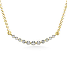14K Yellow Gold 1/4 Ct.Tw. Diamond Necklace