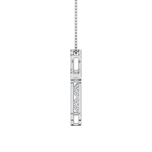 14K White Gold 1/5 Ct.Tw. Diamond Cross Pendant