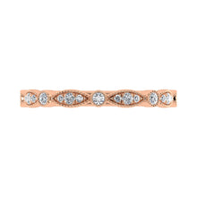 Diamond 1/6 Ct.Tw. Stack Band in 10K Rose Gold