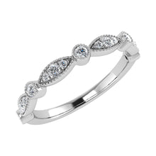 Diamond 1/6 Ct.Tw. Stack Band in 10K White Gold