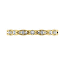 Diamond 1/6 Ct.Tw. Stack Band in 10K Yellow Gold