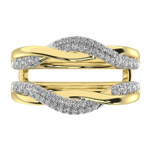 10K Yellow Gold 1/2 Ct.Tw. Diamond Guard Ring