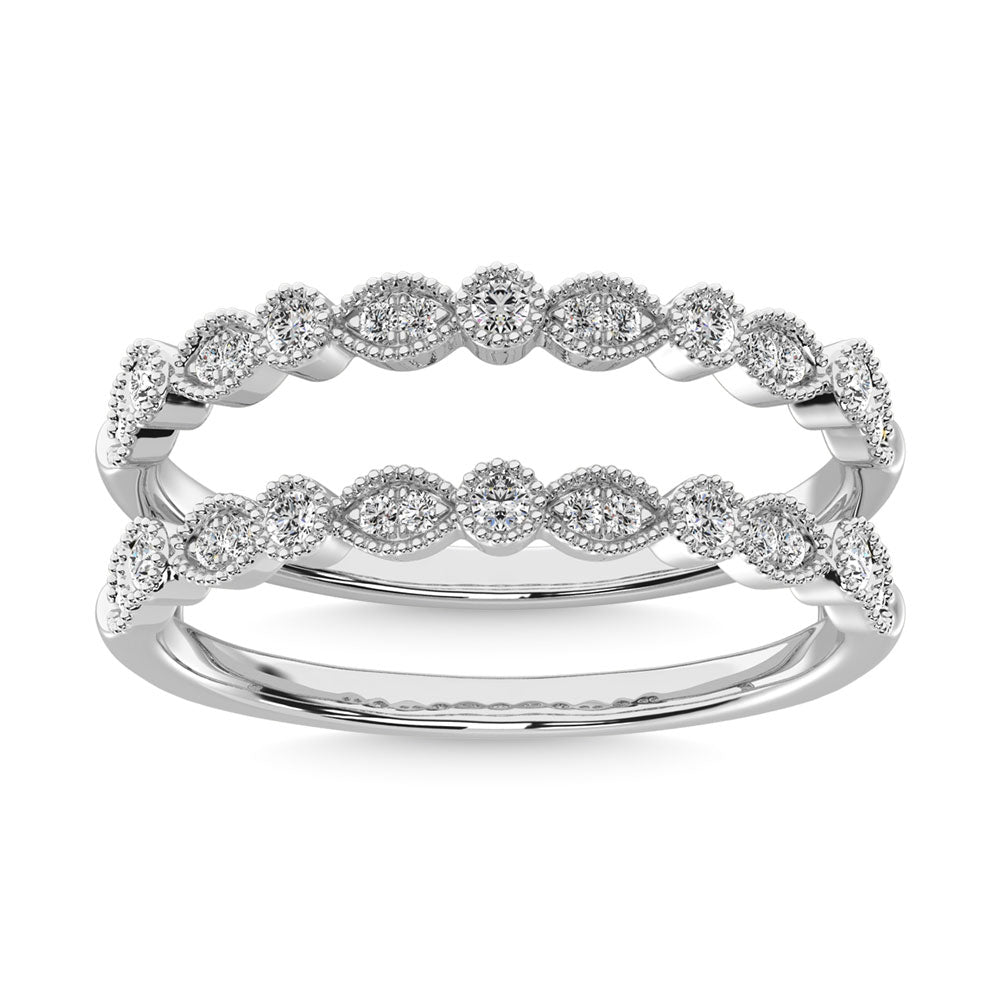Diamond 1/4 Ct.Tw. Anniversary Ring in 10K White Gold