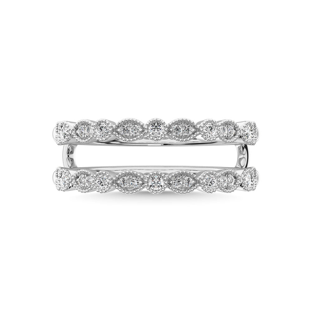 Diamond 1/4 Ct.Tw. Anniversary Ring in 10K White Gold