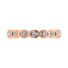 Diamond 1/6 Ct.Tw. Stack Band in 10K Rose Gold