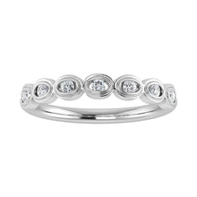 Diamond 1/6 Ct.Tw. Stack Band in 10K White Gold
