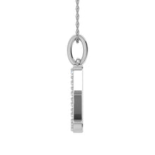 Diamond 1/8 Ct.Tw. Letter Z Pendant in 10K White Gold - thediamondsq