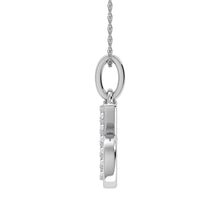 Diamond 1/20 Ct.Tw. Letter B Pendant in 10K White Gold - thediamondsq