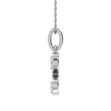 Diamond 1/20 Ct.Tw. Letter G Pendant in 10K White Gold - thediamondsq