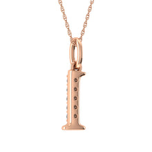 Diamond 1/20 Ct.Tw. Letter L Pendant in 10K Rose Gold