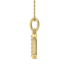 Diamond 1/20 Ct.Tw. Letter N Pendant in 10K Yellow Gold
