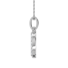 Diamond 1/20 Ct.Tw. Letter P Pendant in 10K White Gold