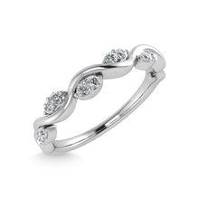 Diamond 1/6 Ct.Tw. Stack Band in 14K White Gold