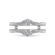 Diamond 1/3 Ct.Tw. Guard Ring in 14K White Gold