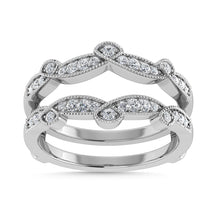 Diamond 1/4 Ct.Tw. Guard Ring in 14K White Gold