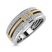 Diamond 1/2 Ct.Tw. Mens Fashion Ring in 14K Two Tone