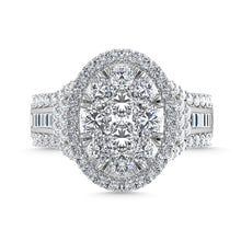 Diamond 2 3/4 Ct.Tw. Engagement Ring in 14K White Gold