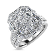 Diamond 2 3/4 Ct.Tw. Engagement Ring in 14K White Gold