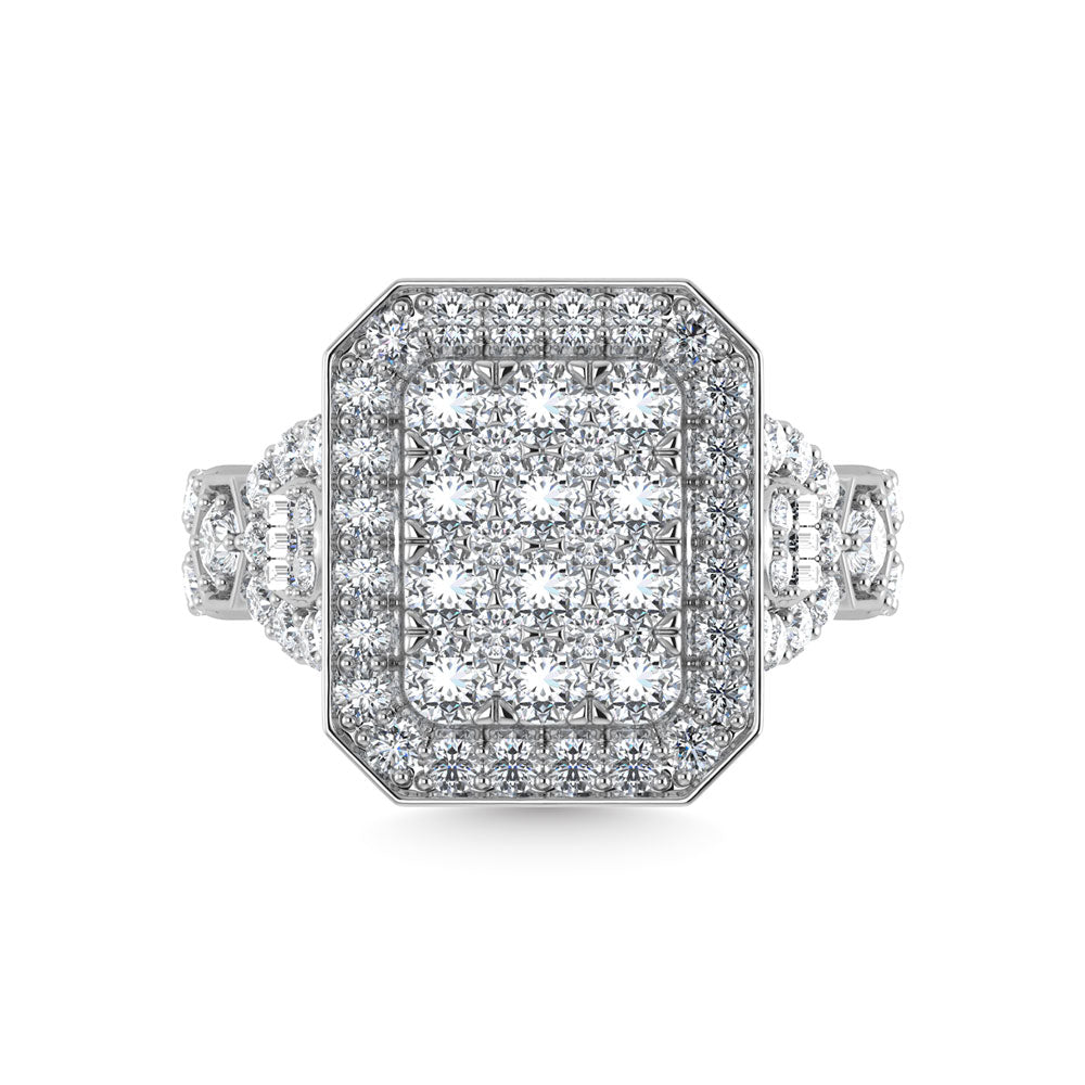 Diamond 2 Ct.Tw. Engagement Ring in 14K White Gold