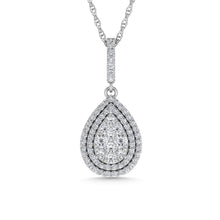 Diamond 3/4 Ct.Tw. Fashion Pendant in 14K White Gold