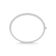 14K White Gold Diamond 3 Ct.Tw. Fashion Bangle - thediamondsq