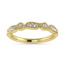 Diamond 1/6 Ct.Tw. Stackable Band in 14K Yellow Gold