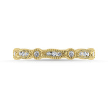 Diamond 1/6 Ct.Tw. Stackable Band in 14K Yellow Gold