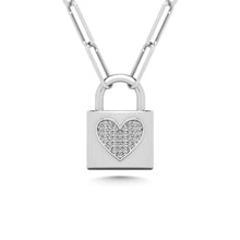 Diamond 1/10 Ct.Tw. Fashion Pendant in 925 Silver