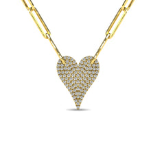 Diamond 1/4 Ct.Tw. Heart Pendant in 10K Yellow Gold