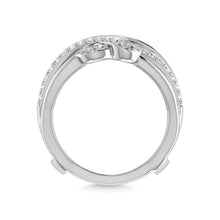14K White Gold Diamond 1 Ct.Tw. Guard Ring