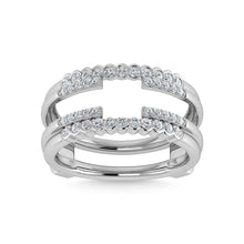 14K White Gold Diamond 1/3 Ct.Tw. Guard Ring