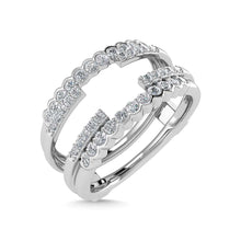 14K White Gold Diamond 1/3 Ct.Tw. Guard Ring